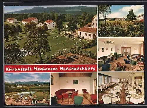 AK Neutrauchburg bei Isny, Kuranstalt Mechensee mit Innenansichten