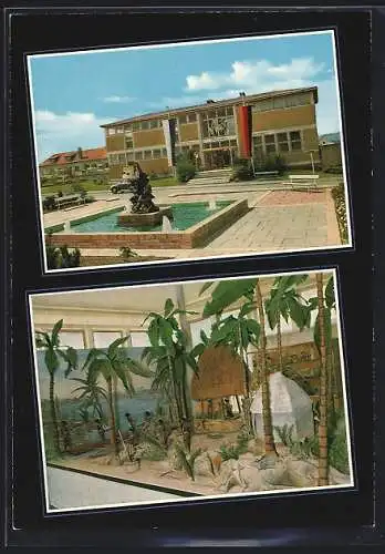 AK Neustadt /Coburg, Das Trachtenpuppenmusem, mit Innenansicht