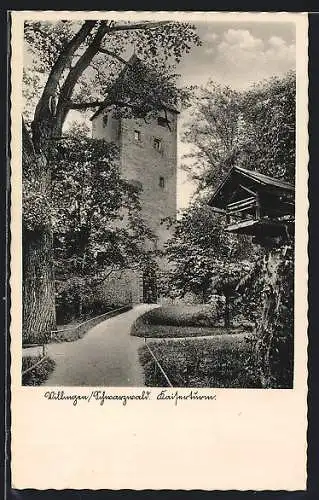 AK Villingen /Schwarzwald, Partie am Kaiserturm