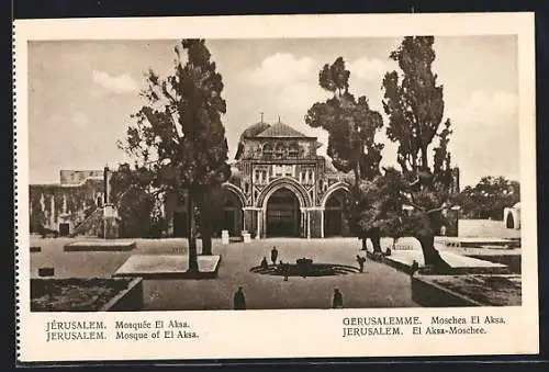 AK Jerusalem, Die El Aksa-Moschee