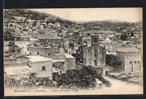 AK Nazareth, Panoramaansicht der Stadt