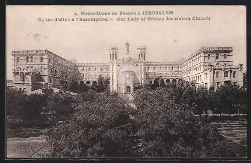 AK Jerusalem, Eglise Notre-Dame de France