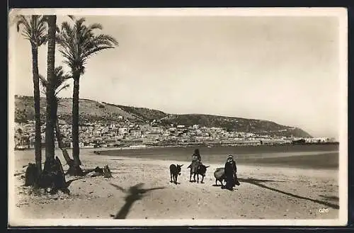 AK Haifa, Teilansicht vom Strand aus