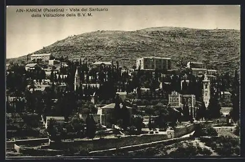 AK Ain-Karem, Vista del Santuario della Visitazione della BVM