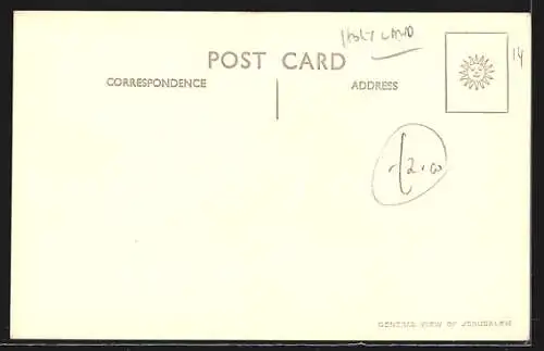 AK Jerusalem, General view of the city