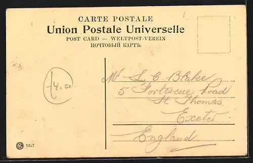 AK Jerusalem, Augusta-Victoria-Stift auf dem Oelberg