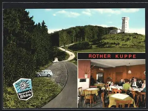 AK Roth / Rhön, Naturpark Rhön, Berggasthof Rother Kuppe, Inh. E. Steidler