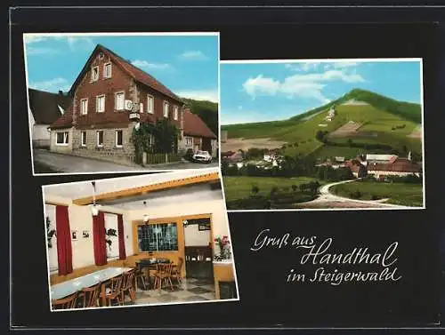 AK Handthal / Steigerwald, Gasthaus Zur Stollburg, Inh. Gretl Zethner