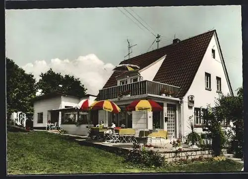 AK Unterschleichach / Ufr., Café-Pension Waldrausch