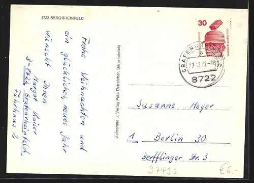 AK Bergrheinfeld, Strassenpartie, Autos