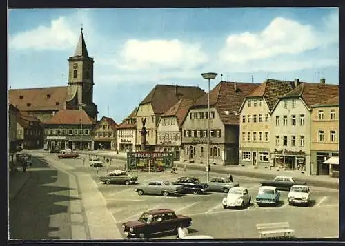 AK Bad Neustadt / Saale, Marktplatz