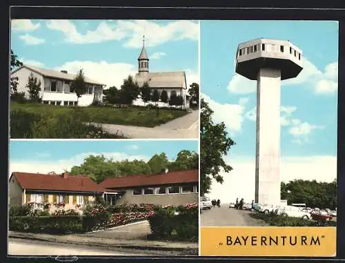 AK Zimmerau-Sternberg, Aussichtsturm am Büchelberg, Kirche