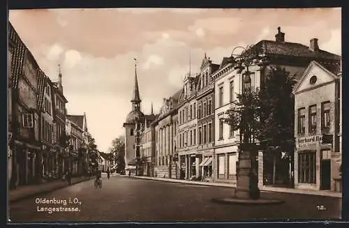 AK Oldenburg i. O., Partie in der Langestrasse