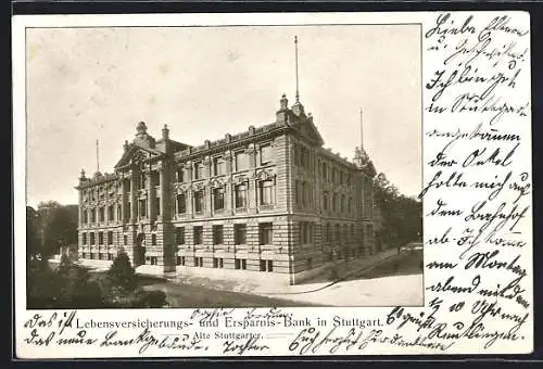 AK Stuttgart, Lebensversicherungs- und Ersparnis-Bank