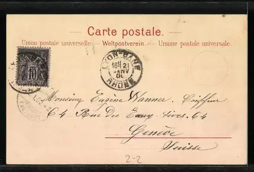 Lithographie Genf, Briefmarken der lokalen Post, Kantonalpost, Ortspost