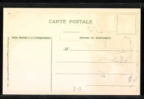AK Briefbote bringt französische Briefe und Briefmarken, Boîte à Lettres