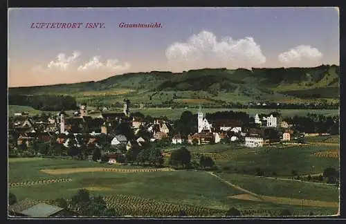 AK Isny, Gesamtansicht mit Umgebung