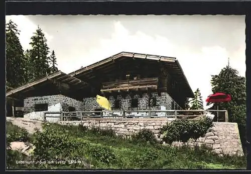AK Lusen, Unterkunftshaus am Lusen mit Terrasse