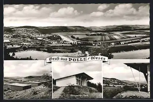 AK Polle /Weser, Bungalow-Park, Gesamtansicht