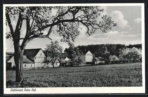 AK Katzenelnbogen, Blick auf Hotel Rother Hof