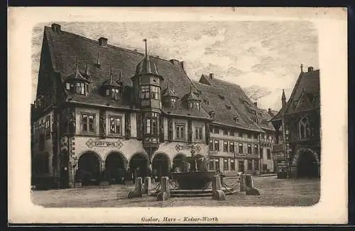 AK Goslar /Harz, Kaiser-Worth