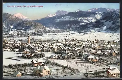 AK Garmisch, Ansicht im Winter