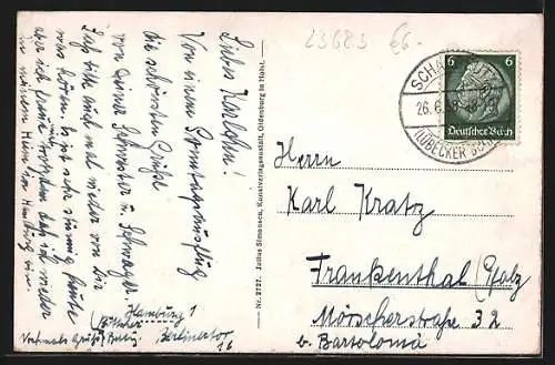 AK Haffkrug, Ostseebad, Seebrücke mit Segelboot