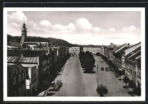 AK Tittmoning / Obb., Stadtplatz aus der Vogelschau