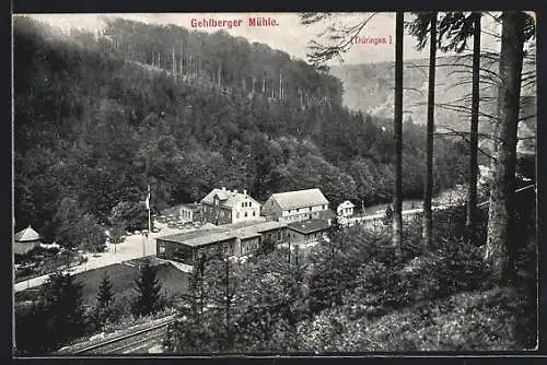 AK Gehlberg, Gasthaus Gehlberger Mühle