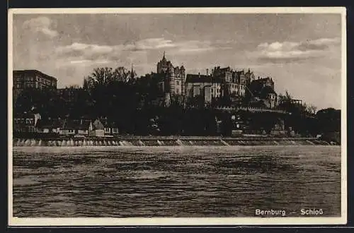 AK Bernburg, Blick zum Schloss
