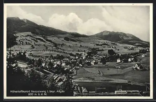 AK Nesselwang i. bayr. Allgäu, Teilansicht