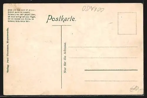 AK Hoyerswerda, Am Grabe des F.A. v. Sachsen