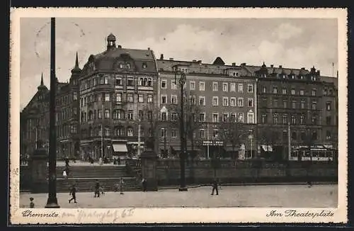 AK Chemnitz, am Theaterplatz