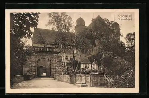 AK Schwarzburg, Am Schlosseingang