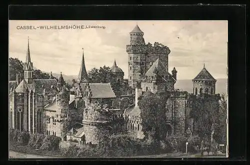 AK Cassel-Wilhelmshöhe, Die Löwenburg
