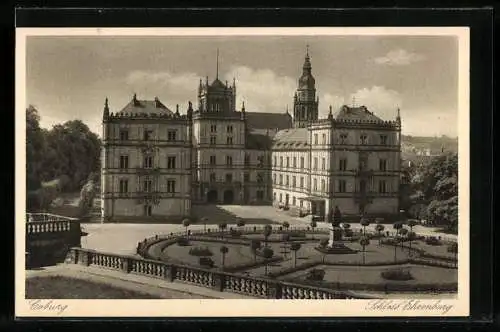 AK Coburg, Schloss Ehrenburg mit Anlagen