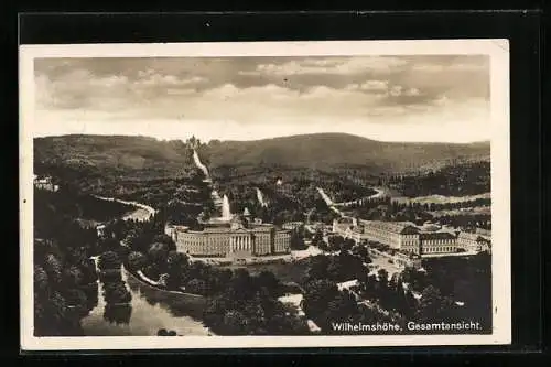 AK Wilhelmshöhe, Gesamtansicht mit Schloss Wilhelmshöhe