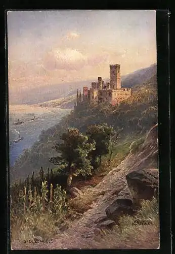 AK Schloss Stolzenfels am Rhein