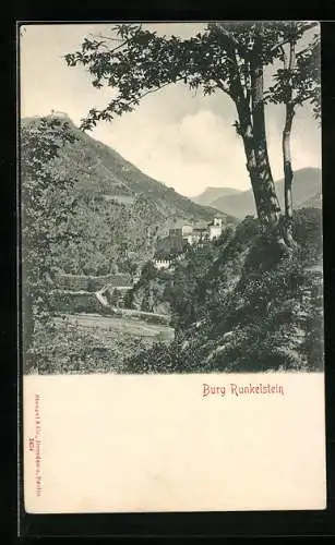 AK Burg Runkelstein, Ansicht mit Umgebung