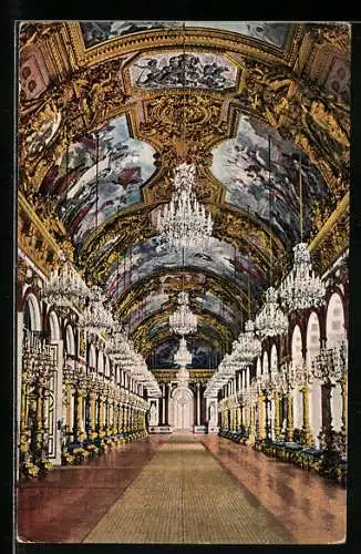 AK Schloss Herrenchiemsee, Grosse Spiegelgalerie