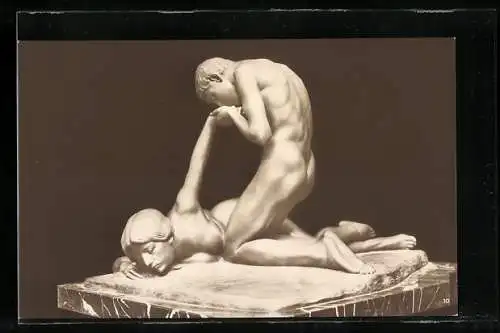 AK Josef Limburg Skulptur Die Reue