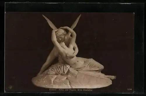 AK Canova, Amor und Psyche, Villa Charlotta