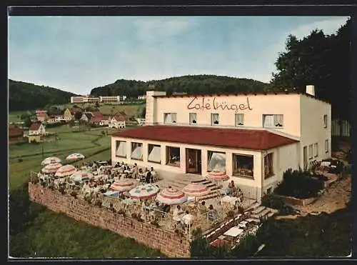 AK Gras-Ellenbach, Cafe Hügel