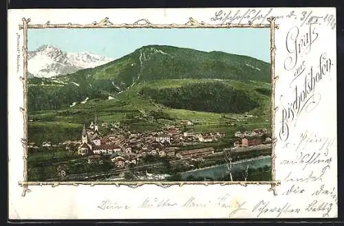 AK Bischofshofen, Ortsansicht aus der Vogelschau