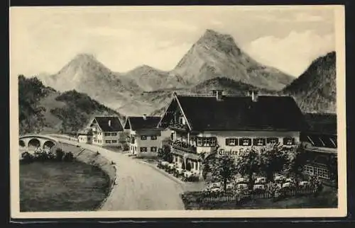 AK Niederndorf bei Kufstein, Gasthaus Tirolerhof