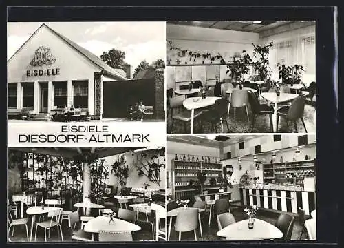 AK Diesdorf /Altmark, Gaststätte Eisdiele