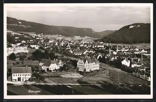 AK Ebingen, Gesamtansicht aus der Vogelschau