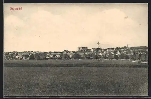 AK Aulendorf, Teilansicht mit Kirche