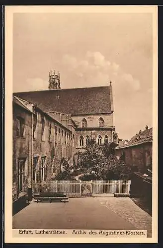 AK Erfurt, Archiv des Augustiner-Klosters