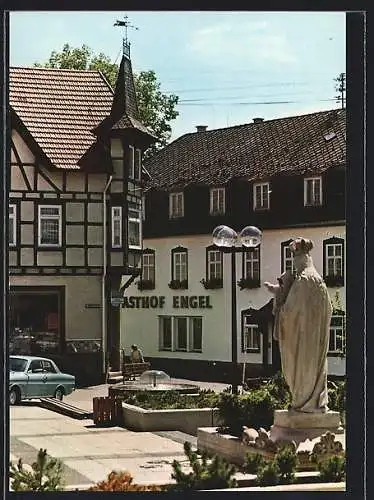 AK Hilders /Rhön, Gathof Engel mit Standbild